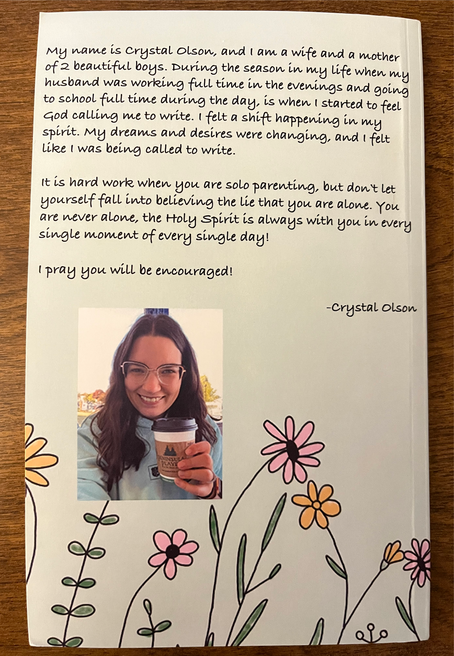 Book for Moms: "Never Alone: A 30 Day Devotional for Moms" (full color interior)